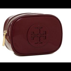 TORY BURCH Stacked Patent Small Cosmetic Case